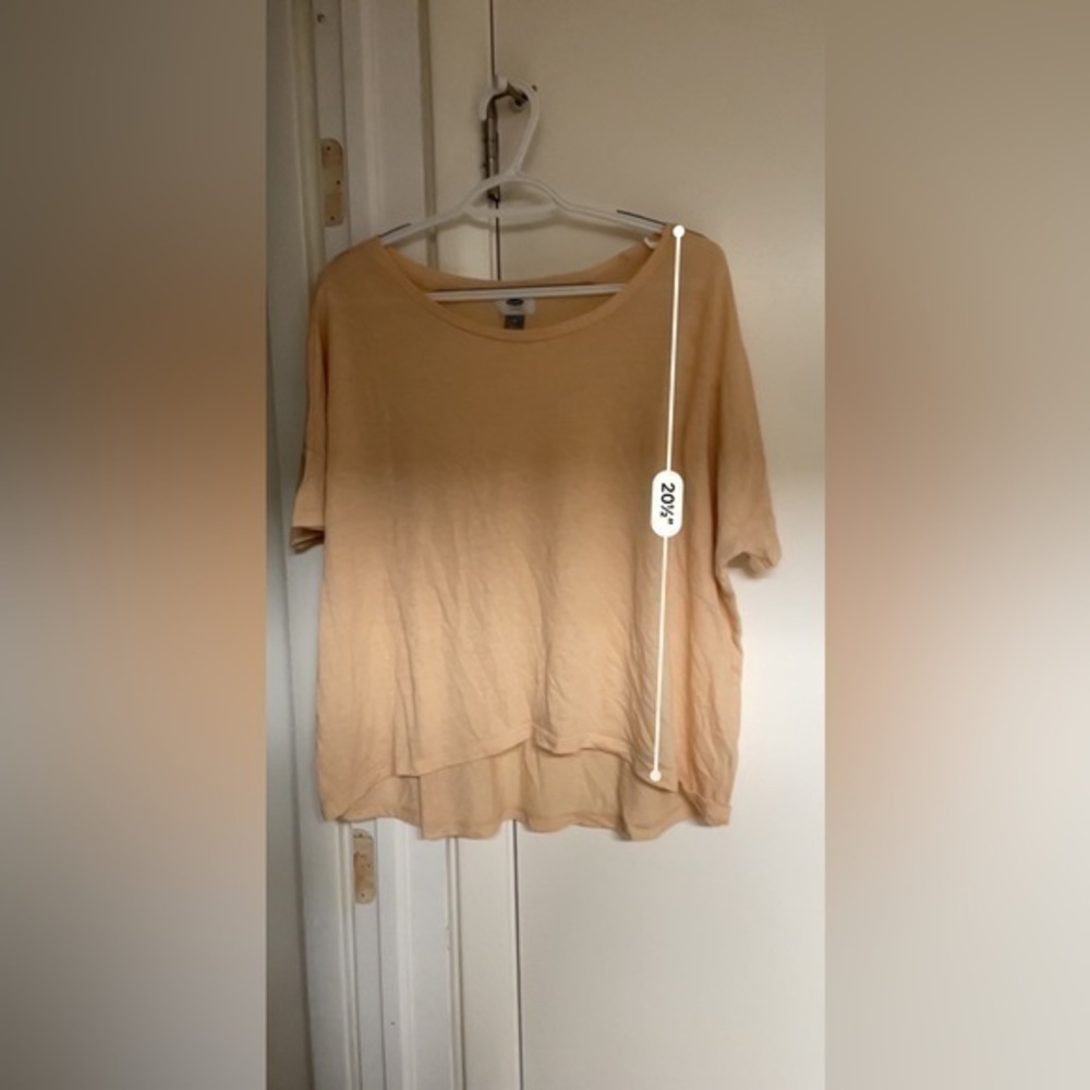 Old navy orange casual top size medium